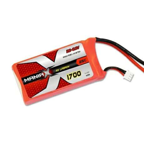 2S-6,6V 1700mAh 25C LiFePO4 rafhlaða