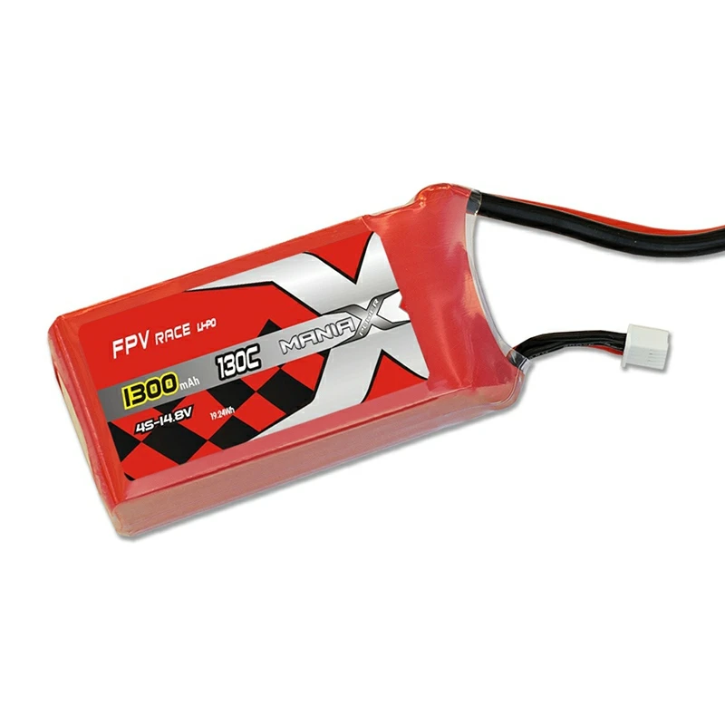 4S-14.8V 1300mAh 130C FPV Racing Lipo rafhlaða