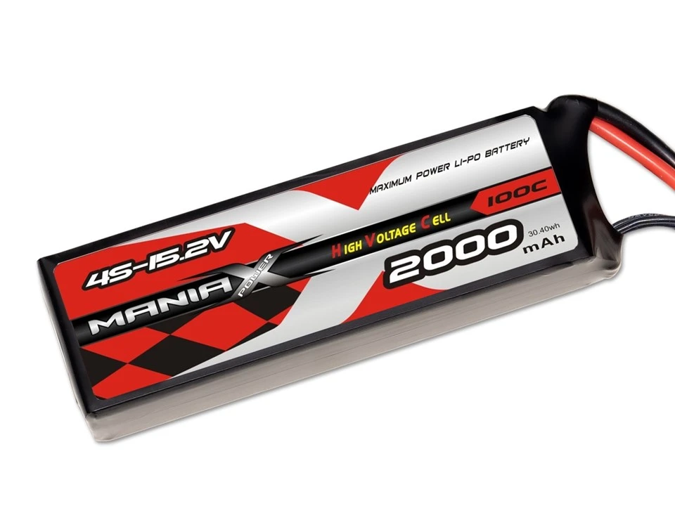 4S-15.2V 2000mAh 100C Lipo rafhlaða